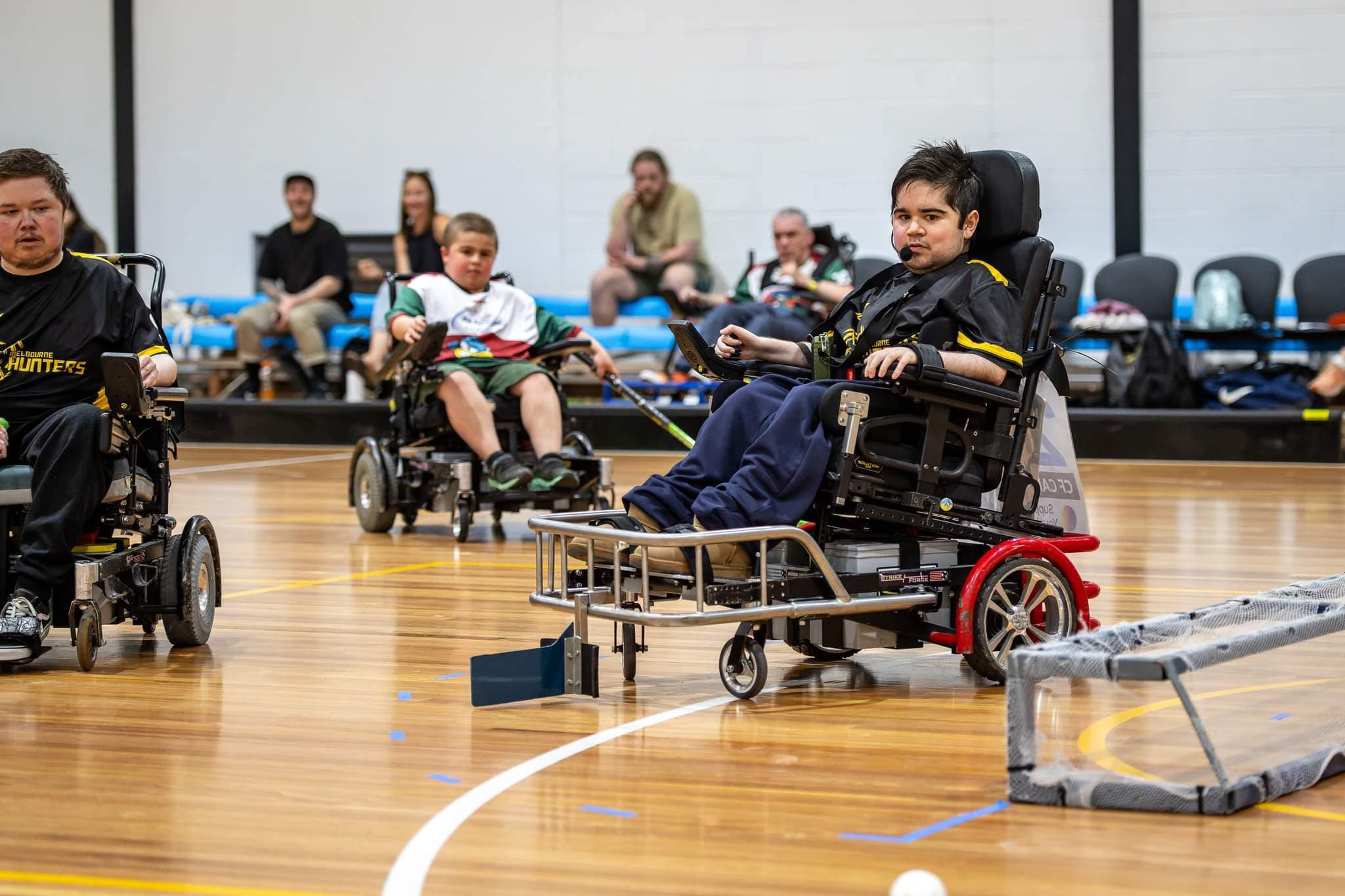 Melbourne Hunters Powerchair Hockey Goalie