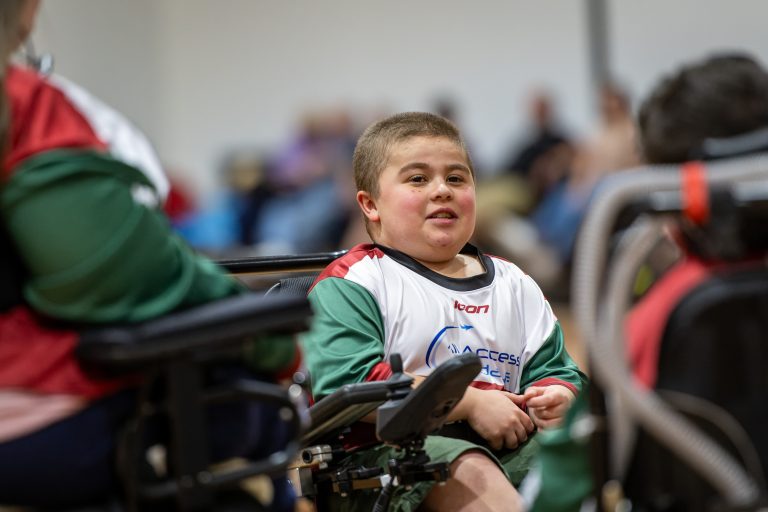 Melbourne Ducks Powerchair Hockey Player